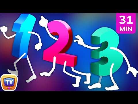Numbers Song 1 to 20 + Counting Songs for Kids | Learn to Count | 31 Min | ChuChu TV