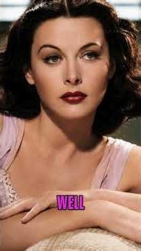 She Was A Movie Star… But Her Brain Was Her Real Weapon #hedylamarr #history #smart