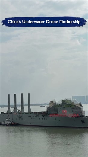 China Develops Specialized Ship for Underwater Drones