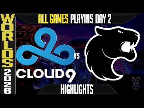 C9 vs FUR Highlights ALL GAMES | Worlds 2026 Playins | Cloud9 vs Furia