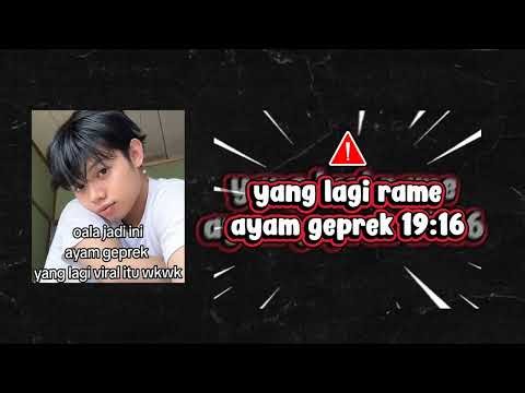 Ayam geprek jepang viral 19 menit