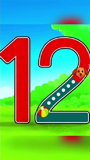Learn Number 12 | Kids Number Learning Shorts