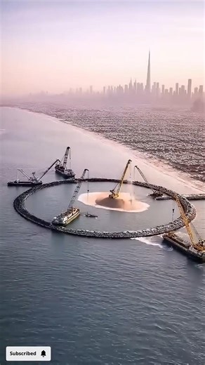 Burj Al Arab Construction Timelapse On Water Full Build in Dubai Mega Project#burjalarab#dubai