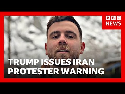 Donald Trump warns of 'very strong action' if Iran executes protesters | BBC News