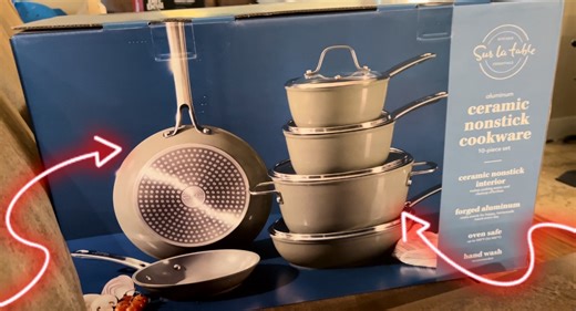 Watch Sur La Table Kitchen Essentials 10 Piece Cookware Review on Amazon Live