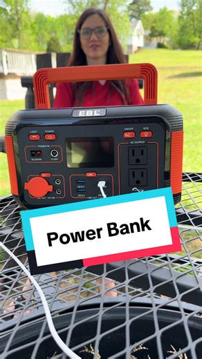 EBL 500W Portable Power Station | 444Wh Solar Generator for Camping, Home & Emergency Backup @EBL Battery Shop #campinghacks #powerbank #solargenerator #powerstation #backuppower