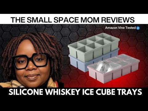 Large Silicone Ice Cube Trays with Steel Reinforcement