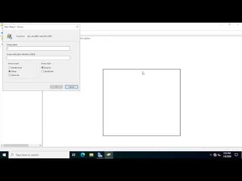 OU & Group Creation in Active Directory | Windows Server 2022