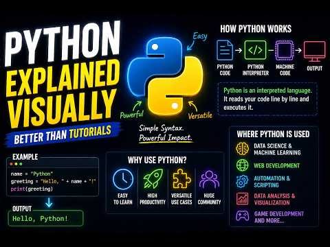 Python Explained Visually (Better Than Tutorials)
