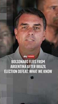 Bolsonaro flies from Argentina after Brazil election defeat: What we know