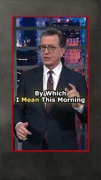 Colbert Completely Loses It Over Trump’s China Visit