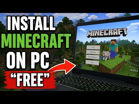 MINECRAFT : HOW TO DOWNLOAD MINECRAFT FOR FREE IN PC ✅
