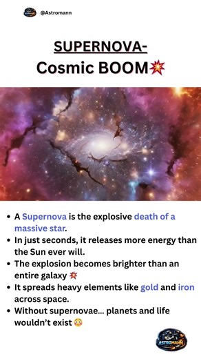 This star didn’t die… it exploded 😳💥 #space #cosmicexploration
