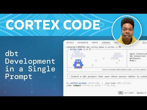 Build dbt Projects in Snowflake with a Single Prompt