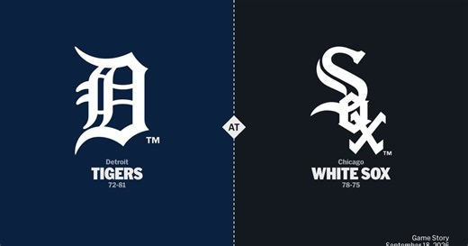 Detroit Tigers at Chicago White Sox Game Story, Scores/Highlights - 09/18/2026