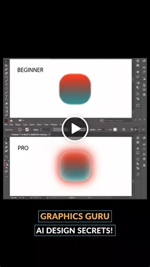 STOP Making This Illustrator Blur Mistake! 🚫.Mastering Gaussian Blur in Illustrator