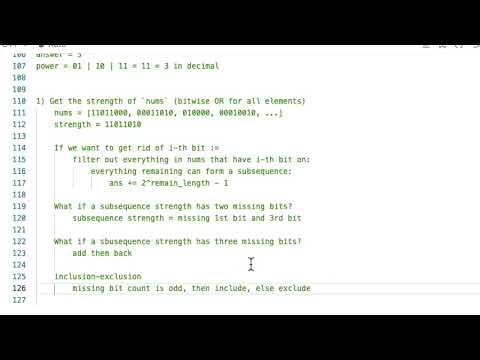 Number of Effective Subsequences (LeetCode Hard) (C++)