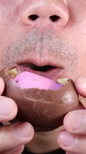 Satisfying Tasty Chocolate Egg ASMR