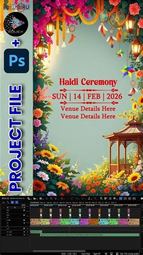 EBI 039 AI 3D Wedding Invitaion Project for Edius Pro