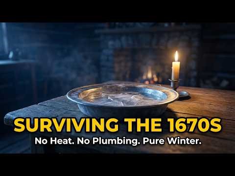 1670s New England: No Central Heat, No Indoor Plumbing — Life in a Colonial Winter