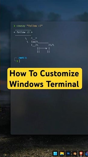 How to Customize Windows Terminal #tech #terminal #windows11