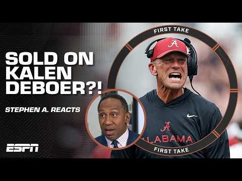Is Kalen DeBoer the RIGHT SUCCESSOR to Nick Saban?! 👀 Stephen A. weighs in | First Take