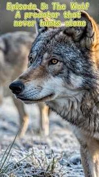 Wolf: The Hunter That Never Hunts Alone | Deadliest Predators Ep.5 #Shorts