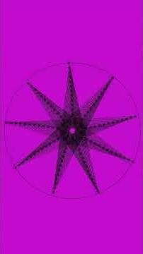 Black ink on pink pendulum wave