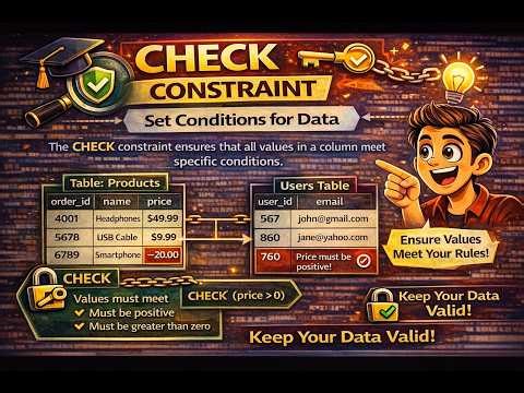 CHECK Constraint in SQL Explained (With Real Examples)