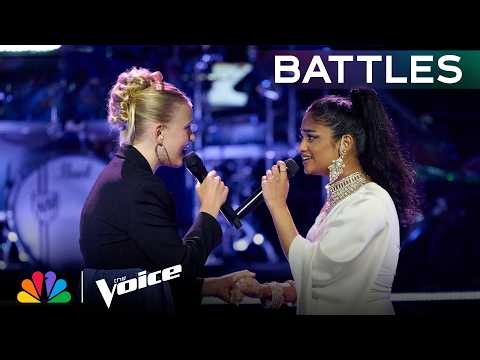 Young Artists Brooklyn and Kavi Sing POWERFUL “Titanium” Duet | The Voice Battles | NBC
