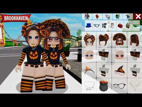 How To Make HALLOWEEN BROOK & RILEY In Brookhaven Roblox! 🎃😱