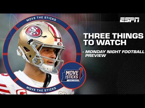49ers-Commanders PREVIEW: 3 things to WATCH for during MNF | Move the Sticks