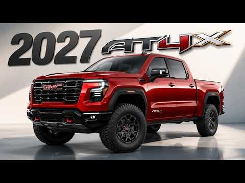 New 2027 GMC Sierra AT4X Looks Incredible in Mesa Red