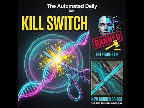 RNA-triggered CRISPR cell kill & North Korea–Russia bridge near completion - News (May 8, 2026)