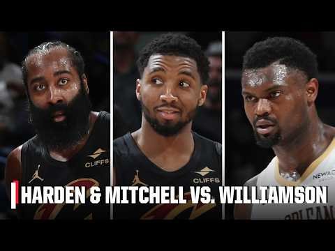 James Harden & Donovan Mitchell lead Cavs to comeback win vs. Zion & the Pelicans 🍿 | NBA on ESPN