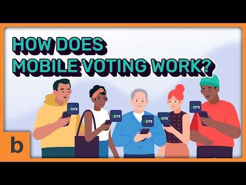 How Does Mobile Voting Work? - Animated Explainer Video for Apps