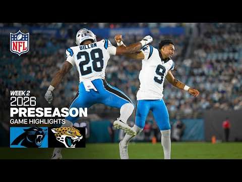 Carolina Panthers vs Jacksonville Jaguars | 2026 Preseason Week 2