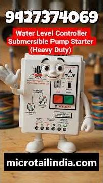 All type single phase motor water level controller upto 3 HP with dry run protection auto stop water