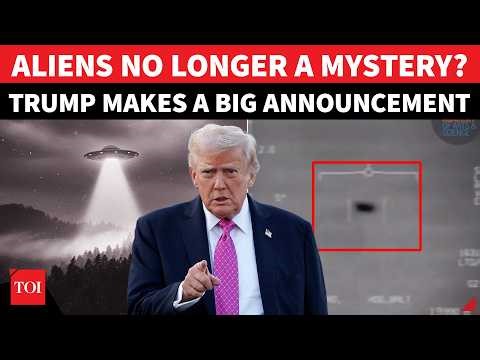 'Aliens Are Real': Trump SHOCKS World With UFO Files Release; Hits Obama For Leaking Classified Info