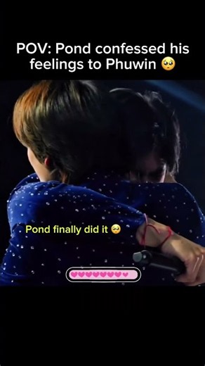 They are finally dating 🥹 #PondPhuwin