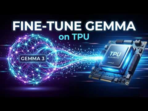 Stop Using GPUs for LLMs : Fine-Tune Gemma 3 with JAX on a TPU (Fast & Cheap)