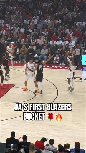 JA HERE 🔥 #nba #basketball #jamorant #blazers #nbabasketball | Ja Morant
