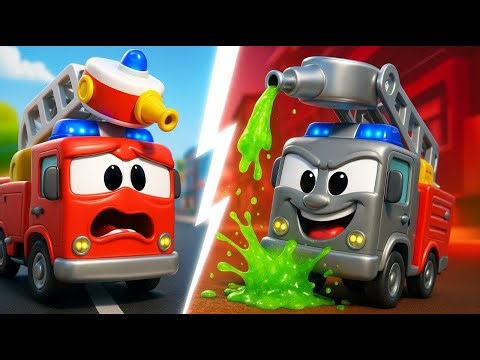 Robot Firetruck Clone in the Farm! 🤖 Super Robot to the Rescue! 🚒| Robofuse