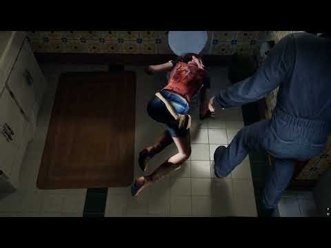 Claire redfield - toilet ryona Scenes｜クレア トイレ リョナシーン