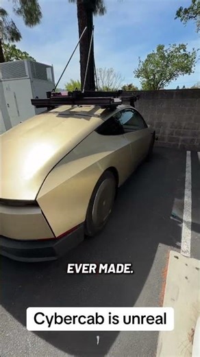 Tesla Cybercab is unreal #fyp #viral #tesla #cybercab #robotaxi