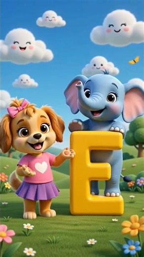 learning letter E