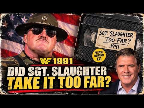 Did SGT Slaughter Take His Anti USA Gimmick Too Far?