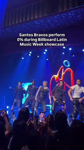 Santos Bravos perform 0% — Billboard Latin Music Week showcase