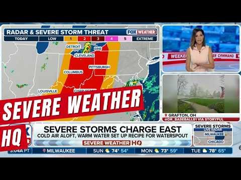 Severe Storms Take Aim at the East with Possible Fooding in Major Cities Along the I-95 Corridor