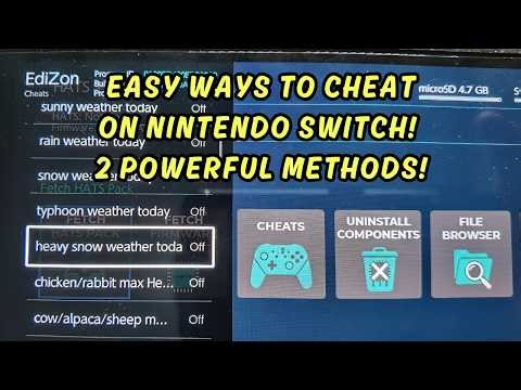 Easy Ways to Cheat on Nintendo Switch! 2 Powerful Methods!
